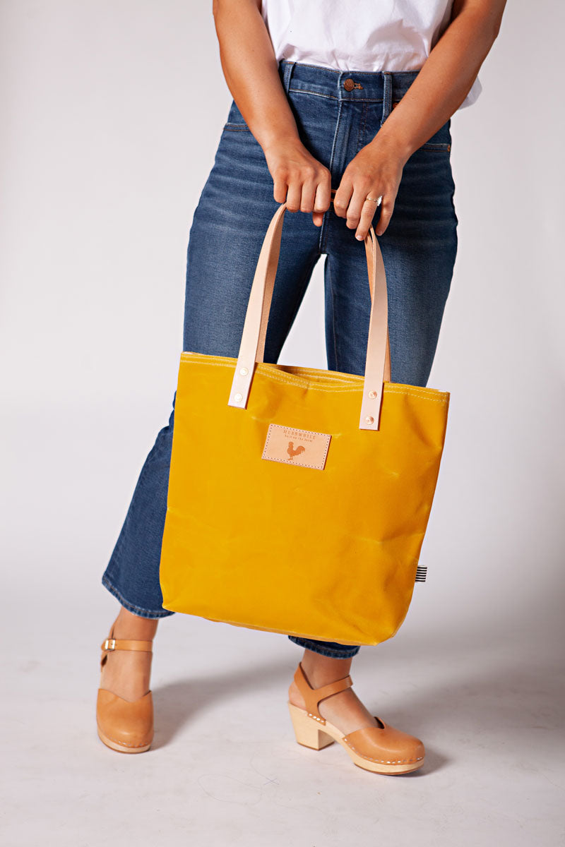 Rover Yellow Wax Canvas Classic Tote