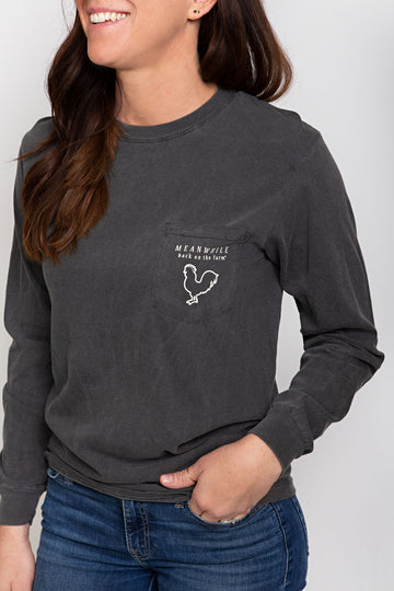 Meanwhile Charcoal Long Sleeve T-shirt