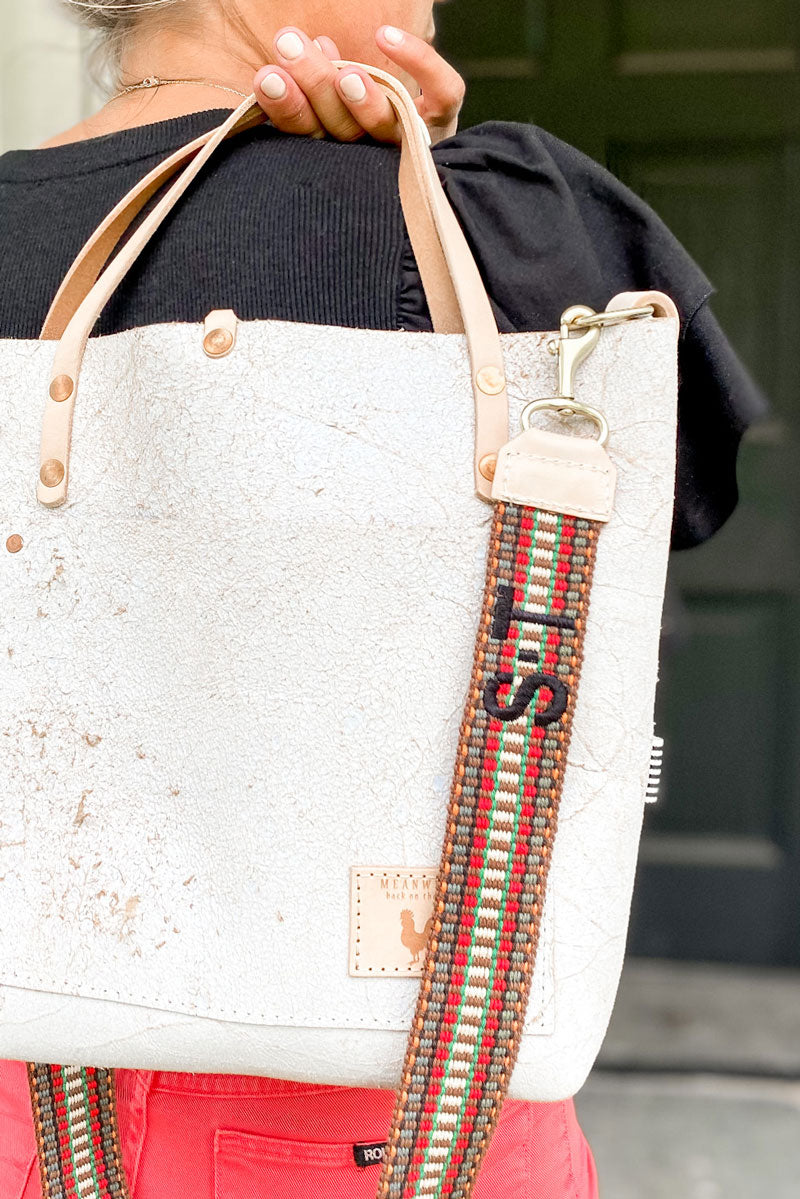 Cranberry Italian Webbing Crossbody Strap | Meanwhile Back on the