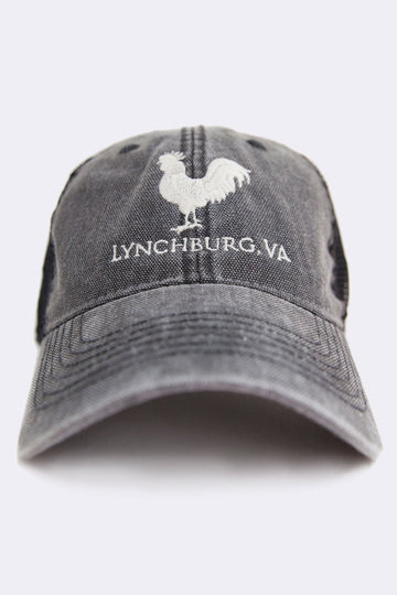 Black Washed Lynchburg Trucker Hat