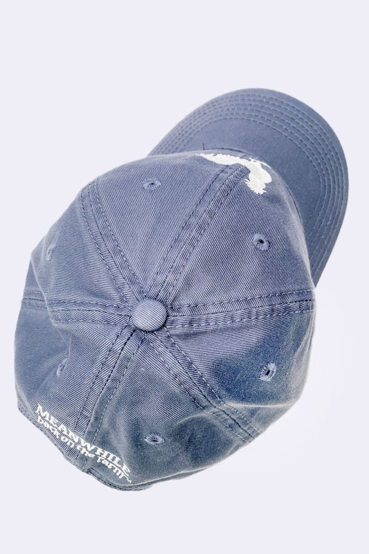 Meanwhile Slate Blue Twill Hat